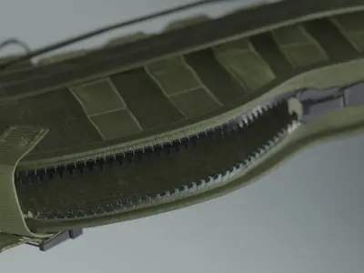 Rifle scabbard Holster Bag Low-poly 3D model