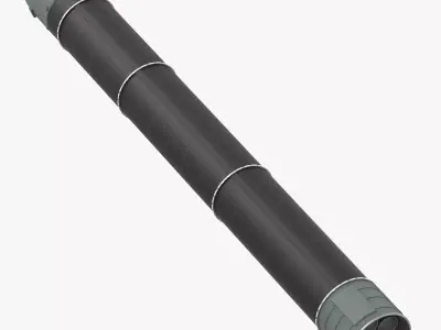 RS-28 Sarmat Satan 2 3D model