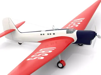 Simple Tupolev ANT-25 3D model