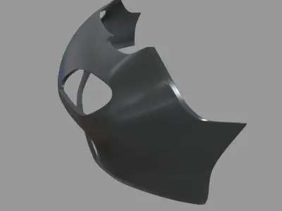 Front Bumper Mazda RX7 Custom Low-poly 3D model