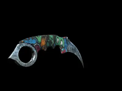 weapons package Low-poly 3D model