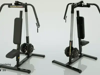 Gym Machine 02 3D model