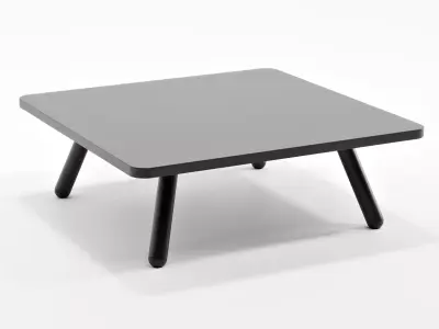 Sqare Couch Table - Koenig Neurath Free 3D model