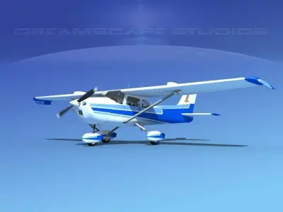 Cessna 172 Skyhawk STOL V02 3D model
