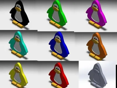 Club Penguin 3D Model 3D model
