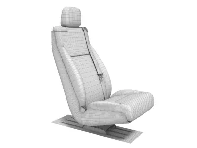 Vehicle Seat 3D model 3D model