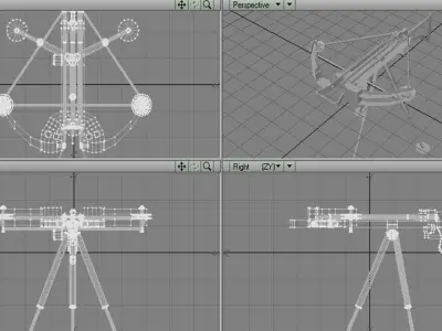 Crossbow - Multiple 3D model