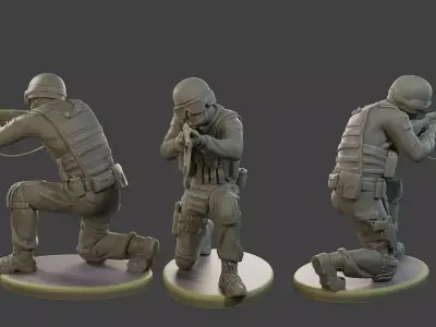 CzechSlovak Police Tactical Unit CPTU1 007 3D print model