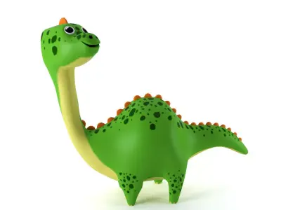 inflatable dinosaur 3D model