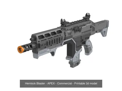 APEX Weapons Set - 8 Printable models - STL - Commercial 3D Model Collection