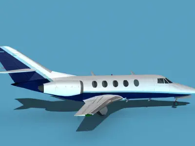 Dassault Falcon 20 V06 3D model