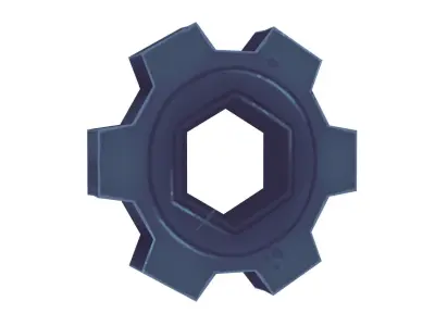 Gear - Hand Painted 3D model