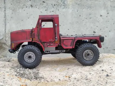Crawler Mk23 Flatbed - 1-18 TRX4M RC body attachment 3D print model