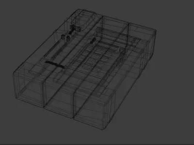 C 4 Bomb box with keyboard Free 3D model