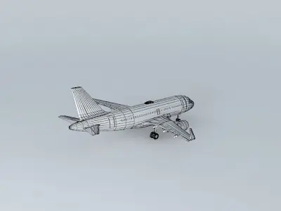 Astrocraft Airbus A318 Sharklets Free 3D model