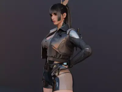 Hailey silent kill 3D model