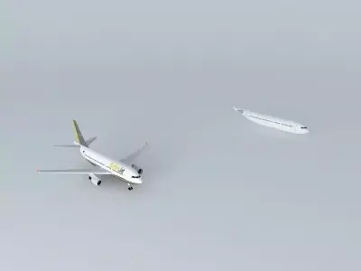 GoldenJet Airbus A310 200 PW4000 Free 3D model