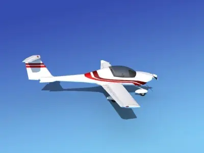 Daimond DA-20 Katana V19 3D model