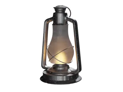 Low Poly Lantern for Blender Free low-poly 3D model