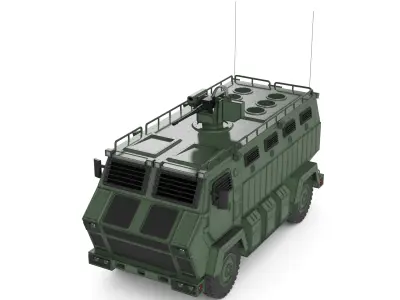 Military MRAP 3D model