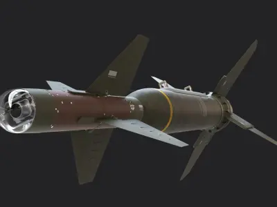 GBU-24B Paveway III BLU-109 3D model