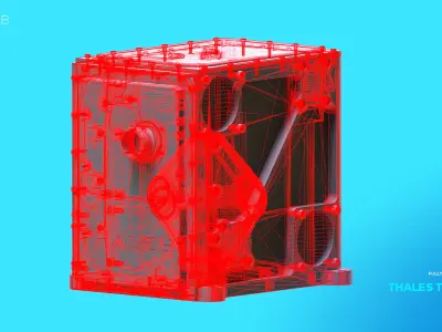 Thales TopAxyz Inertial Navigation Unit 3D model