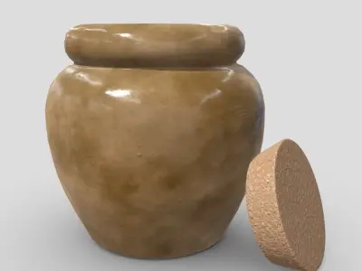 CC0 - Honey Pot Free low-poly 3D model