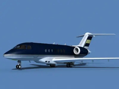 Hawker Siddley 4000 V11 3D model
