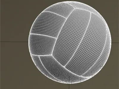 volley 3D model