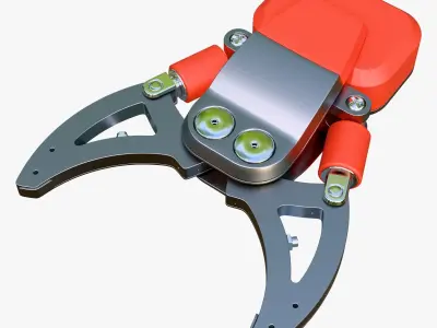 Hydraulic Grapple Claw Grabber M2 3D model