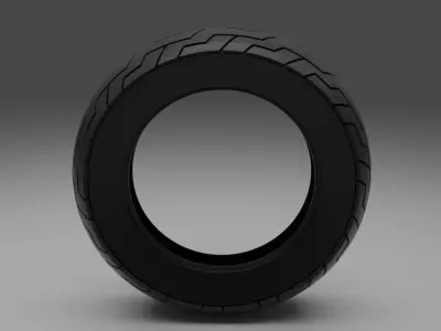 MOTO tire DV4 highpoly non brand 3D model