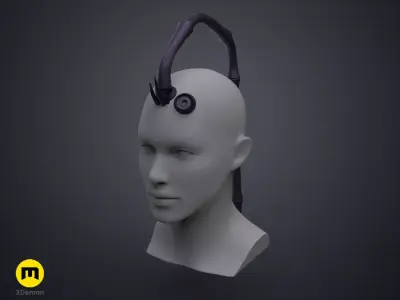 Kerrigan Hair and Horns - StarCraft 3D print model