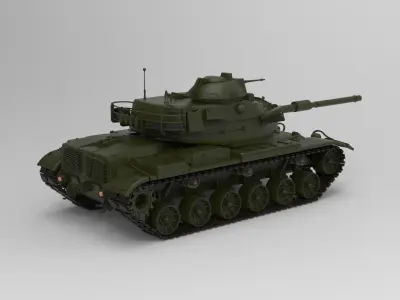 M60 tank 3D model