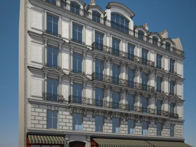 Old Building XIX 3D model