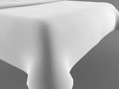 3D Bed Free Obj Model Free 3D model