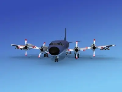 Lockheed P-3 Orion Belgian Air Force 3D model