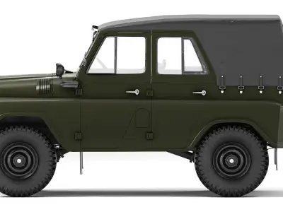 UAZ 469 1970 3D model