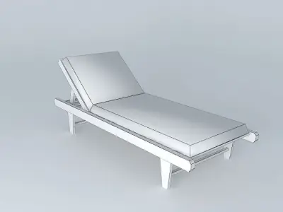SS Deckchair Free 3D model