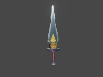 Zeloeman Sword A 53 Low-poly 3D model