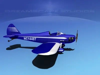 Flybaby vintage biplane 3D model