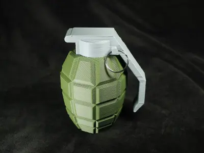 Grenade Storage Container Nade Frag 3D print model
