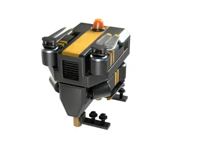 Repair Drone Low-poly 3D model