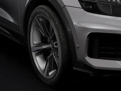 Audi Q8 50 TDI quattro 2018 wheel 3D model