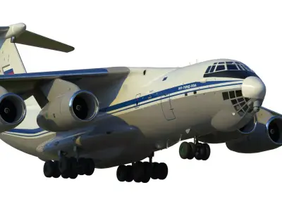Il-76 MD-90A Airlifter 3D model
