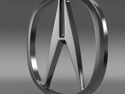 Acura logo 3D model