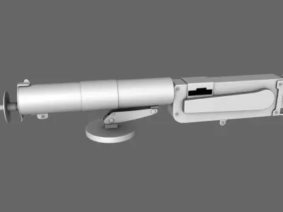 German Mashine Gun MG 08 Free 3D model