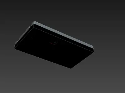 AUDIO Panel Low-poly 3D model