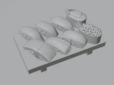 Sushi 3D model