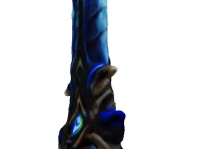 Dragon Sword Free low-poly 3D model