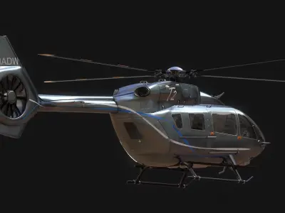 Airbus EC145 3D model
